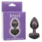 JEWEL SMALL BLACK DIAMOND HEART PLUG-4