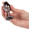 JEWEL LARGE BLACK DIAMOND HEART PLUG-2