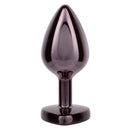 JEWEL LARGE BLACK DIAMOND HEART PLUG-3
