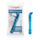 Pixies Mini G Pinpoint G-Spot Vibrator Blue in packaging with easy push-button controls and intense power.