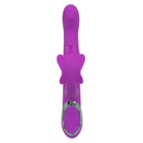 Enchanted Throbbing Butterfly Rechargeable Vibrator Purple with dual-action design and versatile controls.