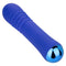 Thicc Chubby Thrusting Wand in blue with turbo-charged dual motors and ribbed design for intense sensations and maximum stimulation.