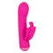 Thicc Chubby Rotating Butterfly Premium Liquid Silicone Massager with Triple Motor in vibrant pink color