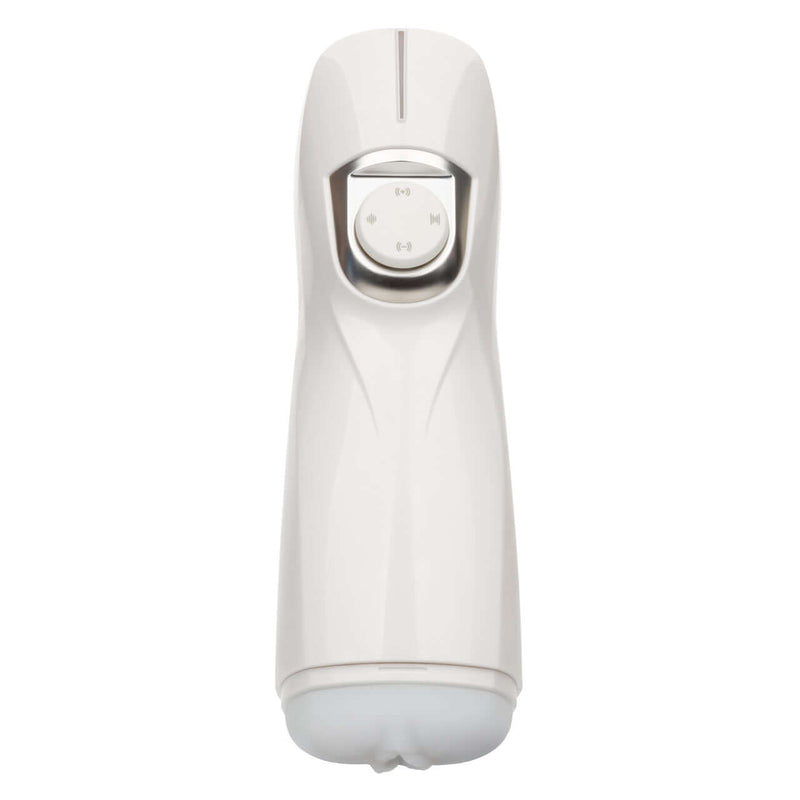 Optimum Power® Life-like Pulsar Stroker - Rechargeable Vibration & Suction Masturbator for Enhanced Solo Pleasure