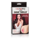 Cheap Thrills The Harlot Stroker Beige Pussy packaging, featuring a lifelike design and seductive imagery.