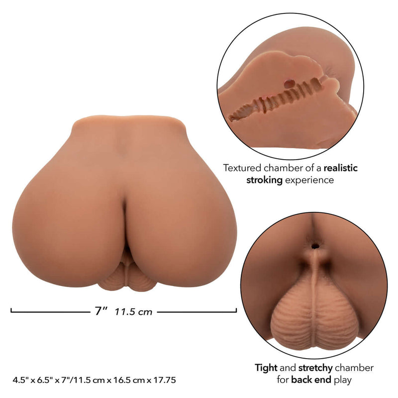 Cheap Thrills The Mechanic male masturbator showing realistic design and textured stroking chamber for enhanced pleasure.