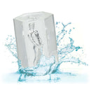 Transparent Guys Guys Guys Romeo Masturbator with water splash effect