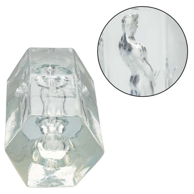 Transparent Guys Guys Guys Romeo masturbator, featuring a soft, stretchy design for intensified pleasure and superior suction.