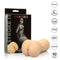 Stroke It Ass Ivory Masturbator in packaging by CalExotics with ergonomic design and lifelike texture.