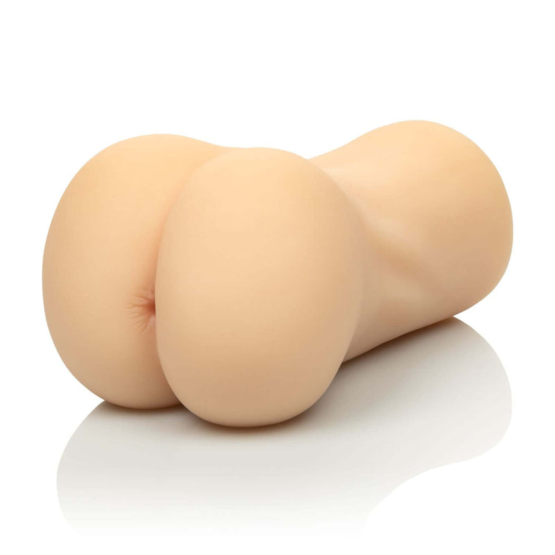 Stroke It Ass Ivory Light Skin Tone Beige Masturbator with ultra-tight stroking chamber and erotically plump cheeks.