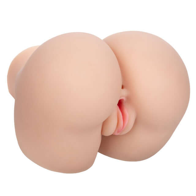 Stroke It Vibrating Twerking BBL Ivory Realistic Masturbator with lifelike features and detail.