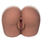 Stroke It Vibrating Twerking BBL Brown Realistic Masturbator - detailed view of the lifelike design and features.