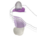 Person using glow-in-the-dark Slop Top Dirty Luv textured stroker for enhanced pleasure.