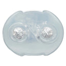 Transparent Cyclone Dual Chamber Stroker XL showcasing dual-ribbed design for intense solo pleasure and varied stimulation.