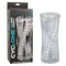 Cyclone Dual Ribbed Stroker XL with packaging and clear textured design for enhanced solo play experience.