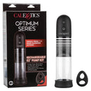Optimum Series Rechargeable EZ Penis Pump Kit packaging and product, designed for pleasure and confidence enhancement.