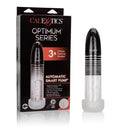 Optimum Series Auto Smart Penis Pump packaging displaying features and design, ideal for performance enhancement.