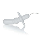 Pocket Exotics Anal T Vibrating Butt Plug Ivory - compact anal probe for controlled stimulation and secure fit.