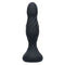 Deep Swirl Reverberating Probe Black featuring a textured, contoured design for intense pleasure and stimulation.