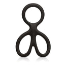 Silicone Ball Spreader Black, a sleek and comfortable erection enhancer for added support and sensation.