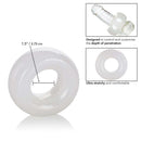 Stopper Ring Penetration Reducing Cock Ring Clear, ultra stretchy and comfortable, designed to control penetration depth.