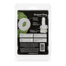 Stopper Ring Penetration Reducing Cock Ring Clear packaging showcasing its ultra-thick, seamless design for customizable penetration depth.