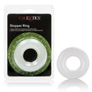 Stopper Ring Penetration Reducing Cock Ring Clear in packaging and on display, enhancing comfort and control.
