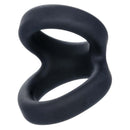 Alpha Liquid Silicone Snug Tugger Black – premium silicone enhancer for stamina and pleasure.