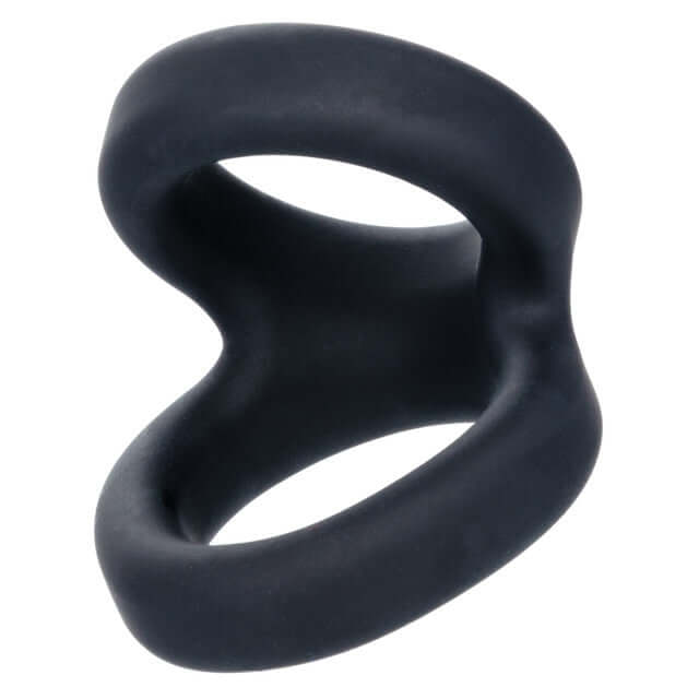 Alpha Liquid Silicone Snug Tugger Black – premium silicone enhancer for stamina and pleasure.