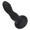 Onyxxx Contoured Probe Rechargeable in sleek black silicone, designed for precision and pleasure.