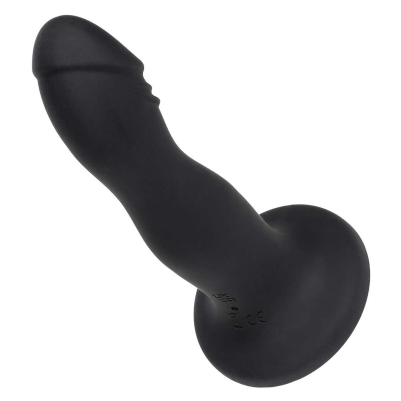 Onyxxx Contoured Probe Rechargeable in sleek black silicone, designed for precision and pleasure.