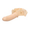 Accommodator Silicone Dong with straps, hands-free oral stimulator for enhanced pleasure and intimate experience