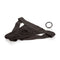 Packer Gear Black Jock Strap Harness XL/2XL with internal probe straps for ultimate comfort and support.