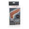 Packer Gear Silicone Hollow STP in chocolate color, designed for FTM Stand-To-Pee functionality, packaged for display.