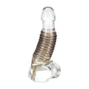 Stimulation Enhancer Smoke Sleeve by California Exotic Novelties offering thrilling textured pleasure and enhanced performance.