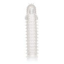 3 Piece Penis Extension Kit Clear: a textured penis extender for enhanced pleasure.