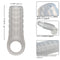 Performance Maxx Liquid Silicone Reversible Sleeve with textured design and scrotum support for enhanced intimacy and pleasure.