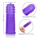 Intimate Play Finger Tingler Purple with textured design for enhanced intimate exploration and pleasure.