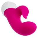 Basic Essentials Intense Power Rechargeable Dual Pleaser Pink, ergonomic dual-action massager for pleasure.