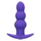 Basic Essentials Rechargeable Beaded Probe Purple designed for deep pleasure with a smooth beaded shaft.
