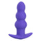 Basic Essentials Rechargeable Beaded Probe Purple, graduated beaded shaft for intimate pleasure, smooth and comfortable design.