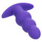 Basic Essentials Rechargeable Beaded Probe Purple, smooth graduated beaded shaft for deep rhythmic pleasure.