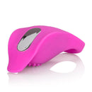 Silicone Rechargeable Teasing Enhancer Cock Ring Pink, a dual-stimulation vibrating ring for enhanced pleasure.