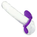 Closer Intimate Vibrating Cock Ring Passion Purple features a textured design and dual motors for enhanced partner stimulation.