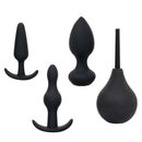 Pleasure Kits Anal Explorer Collection Black includes 4 versatile pieces for optimal exploration and enjoyment.