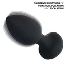 Pleasure Kits Anal Explorer Collection Black showcasing 10 intense functions of vibration, pulsation, and escalation.