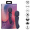 Charisma® Allure dual motor massager - ergonomic waterproof silicone vibe with 12 functions and USB rechargeable, in packaging.