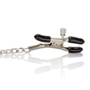 Nipple Play Tiered Nipple Clamps with adjustable design and dual chain connection for enhanced intimate experience.