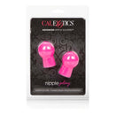 Nipple Play Advanced Nipple Suckers Pink in packaging showing two soft and flexible suction stimulators.