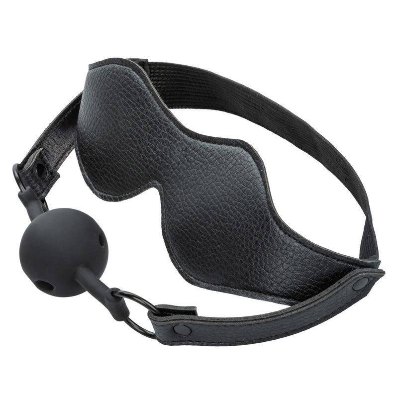 Nocturnal Collection Eye Mask and Breathable Ball Gag designed for exciting bondage play.